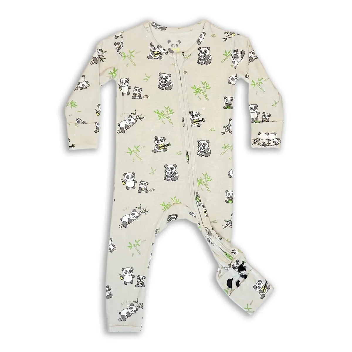 Panda Bamboo Convertible Footie