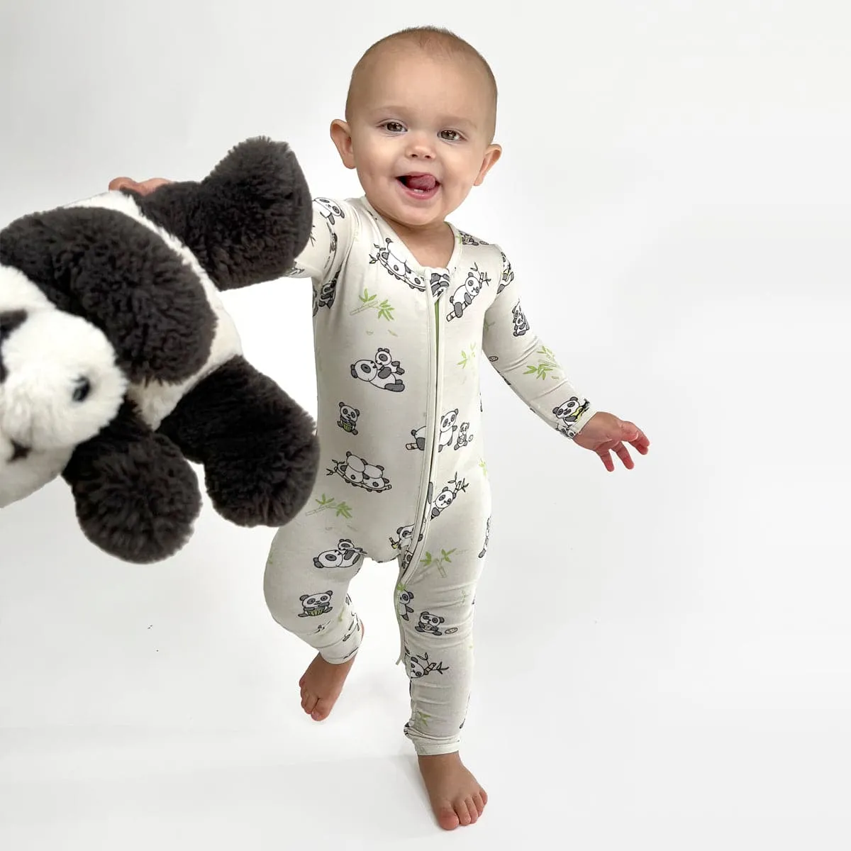 Panda Bamboo Convertible Footie