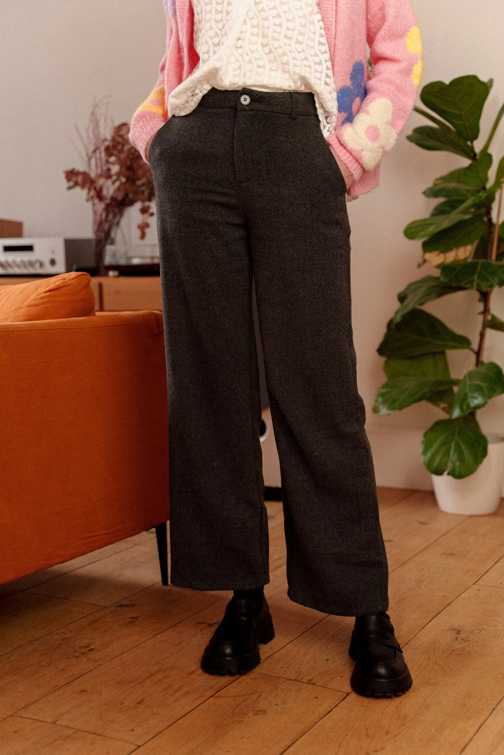 Pantalon Léila gris