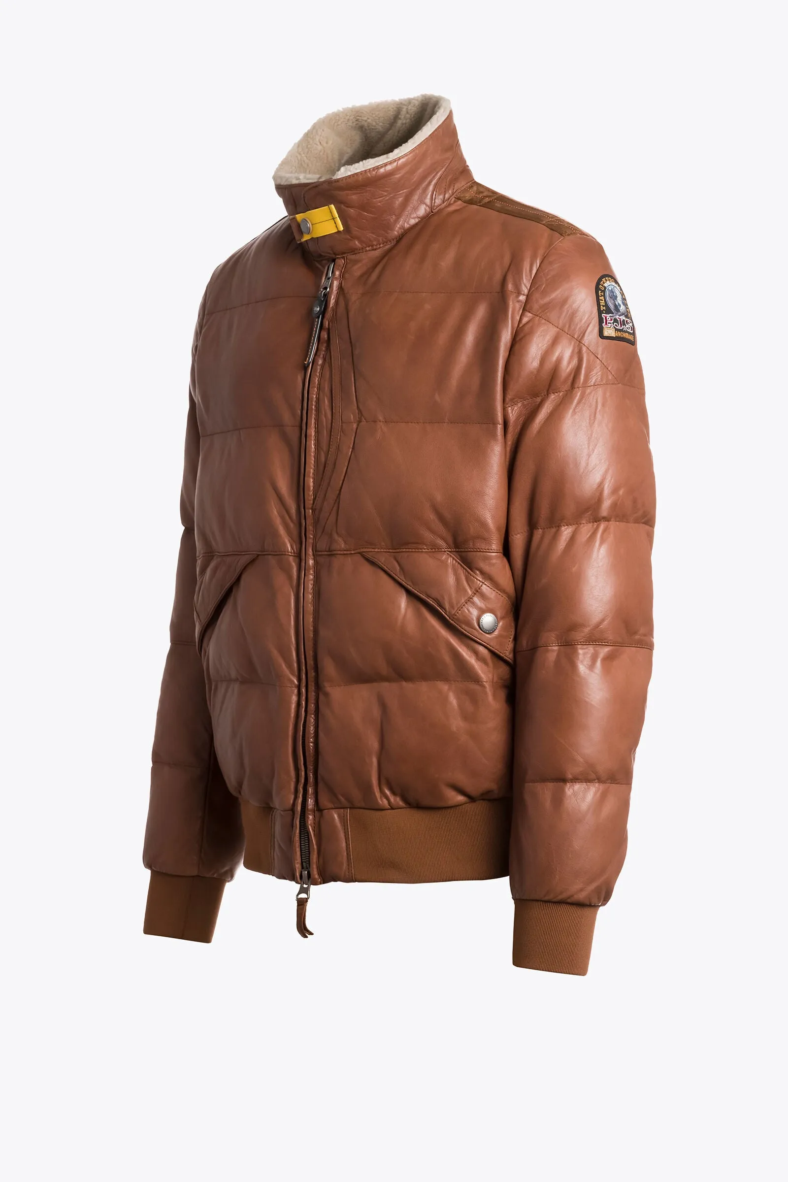 Parajumpers | Alf | Leather Bomber Jacket | Men's