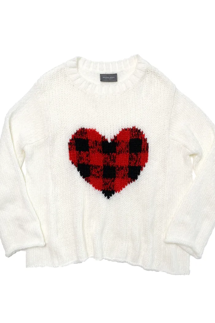 Plaid Heart Crew