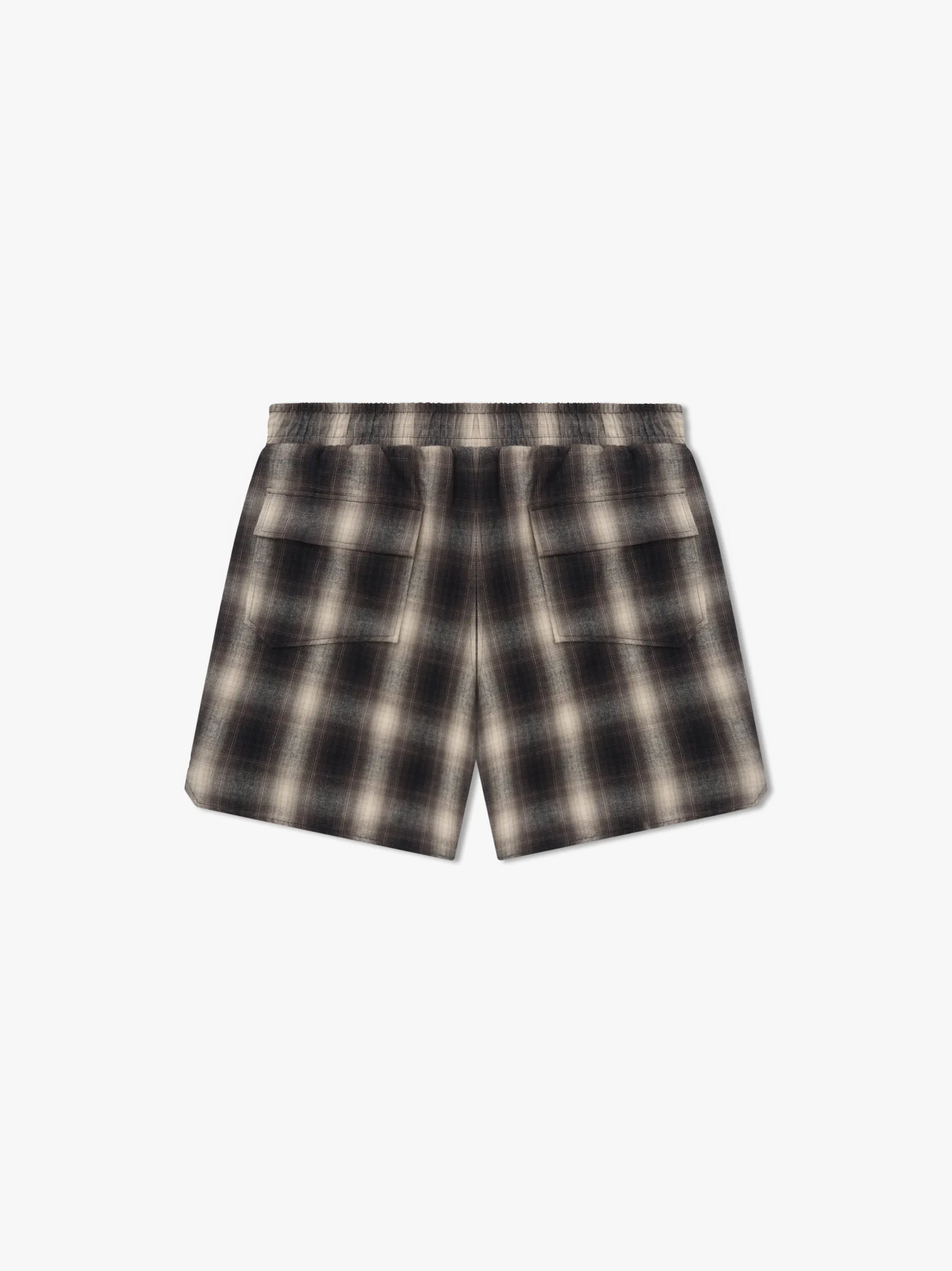 PLAID LOGO SHORT