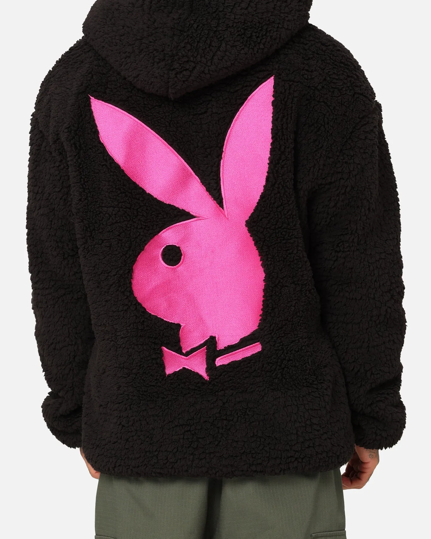 Playboy Bunny O Sherpa Jacket Black