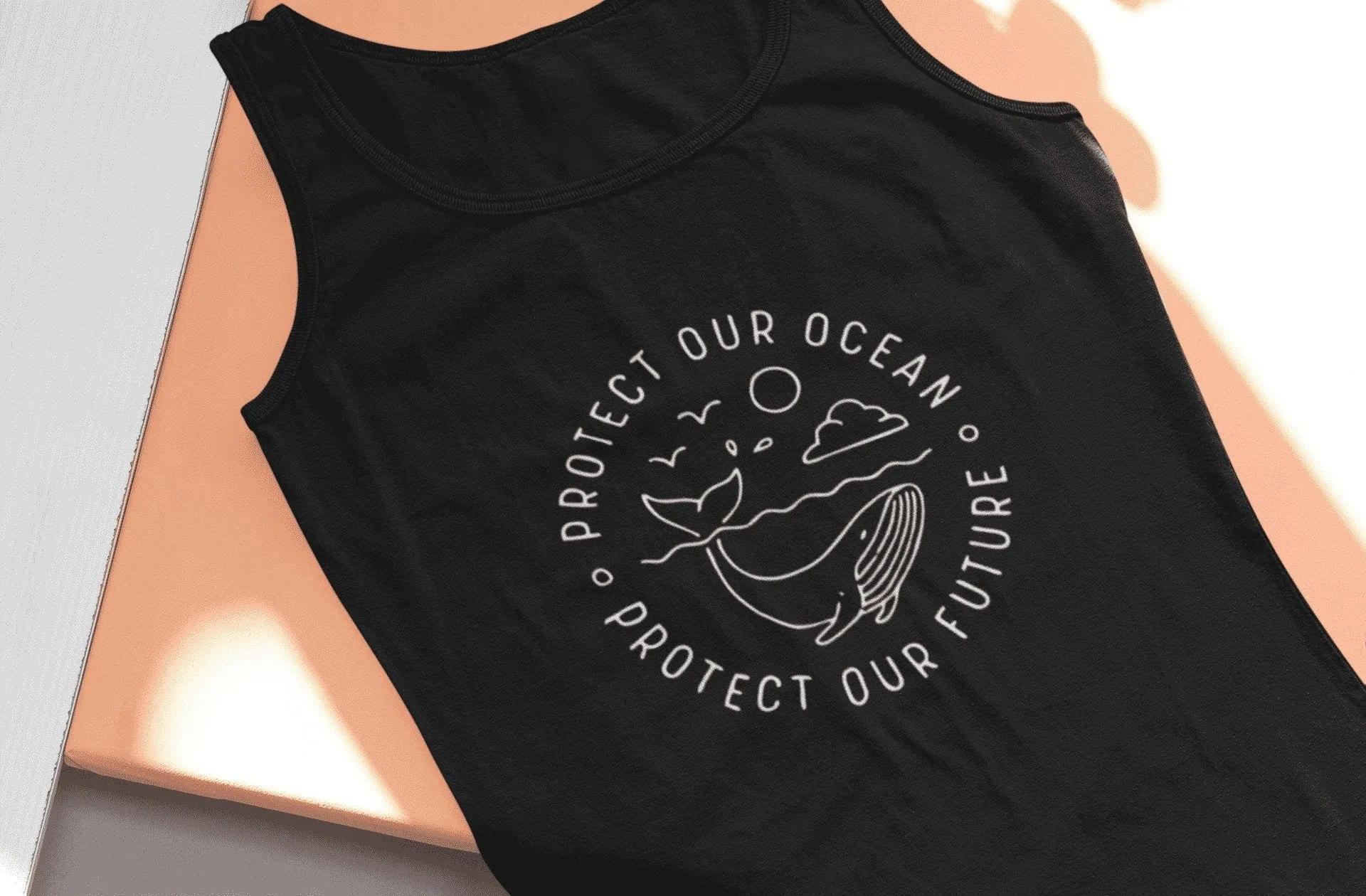 Protect our Ocean, Protect our Future | Inspire Organic Ladies Tank Top