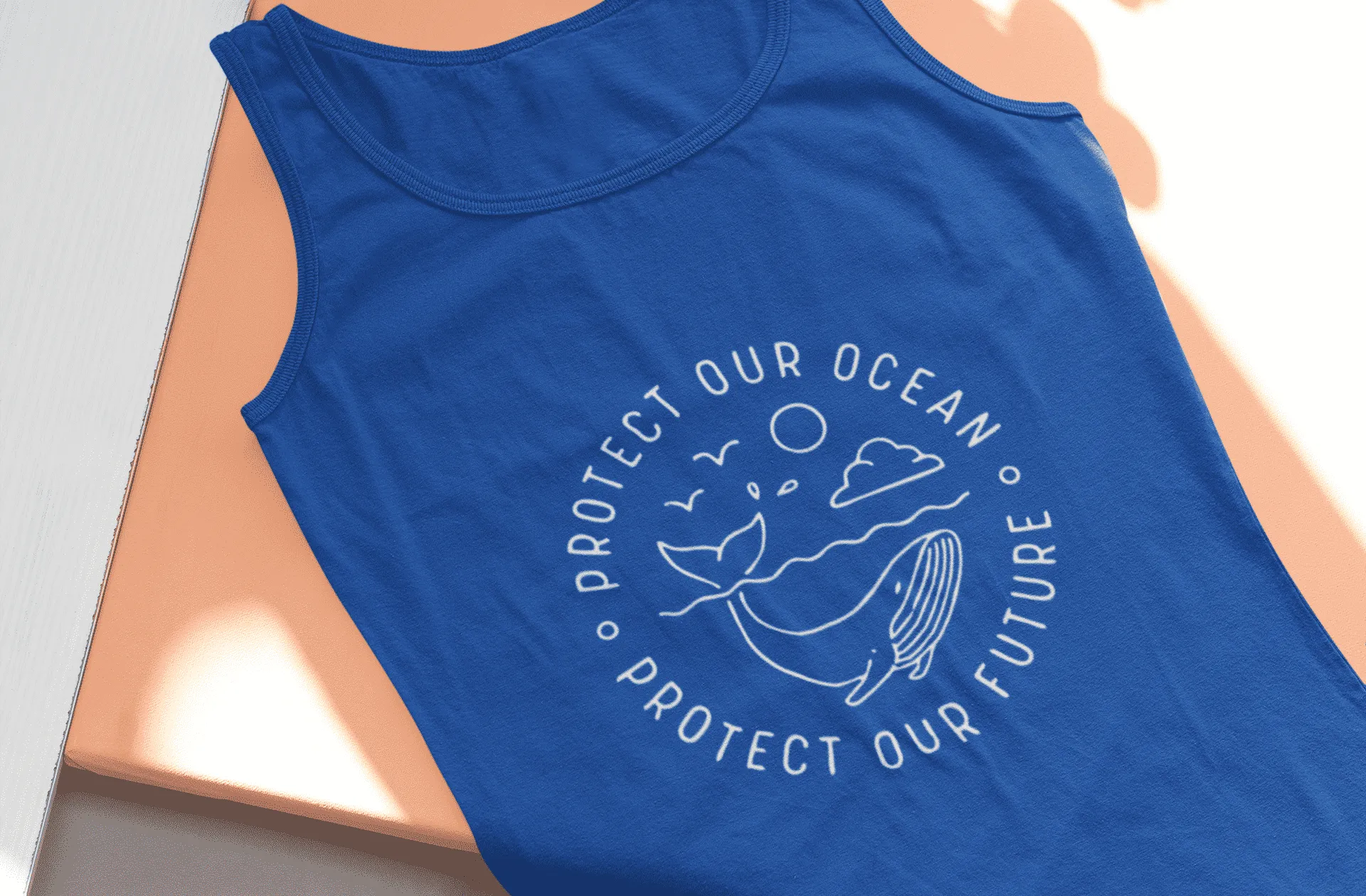 Protect our Ocean, Protect our Future | Inspire Organic Ladies Tank Top