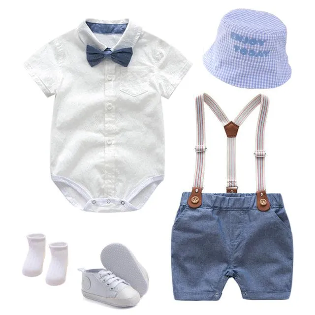 Pure Cotton Baby Boys Clothing Set - Summer Style-2022