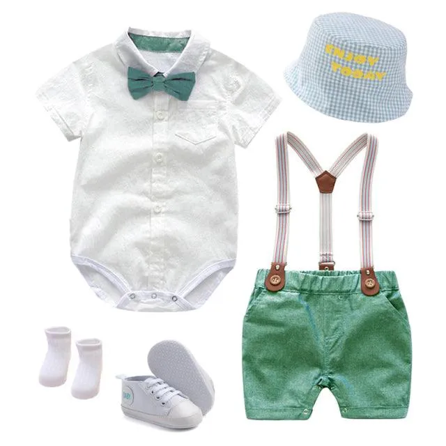 Pure Cotton Baby Boys Clothing Set - Summer Style-2022