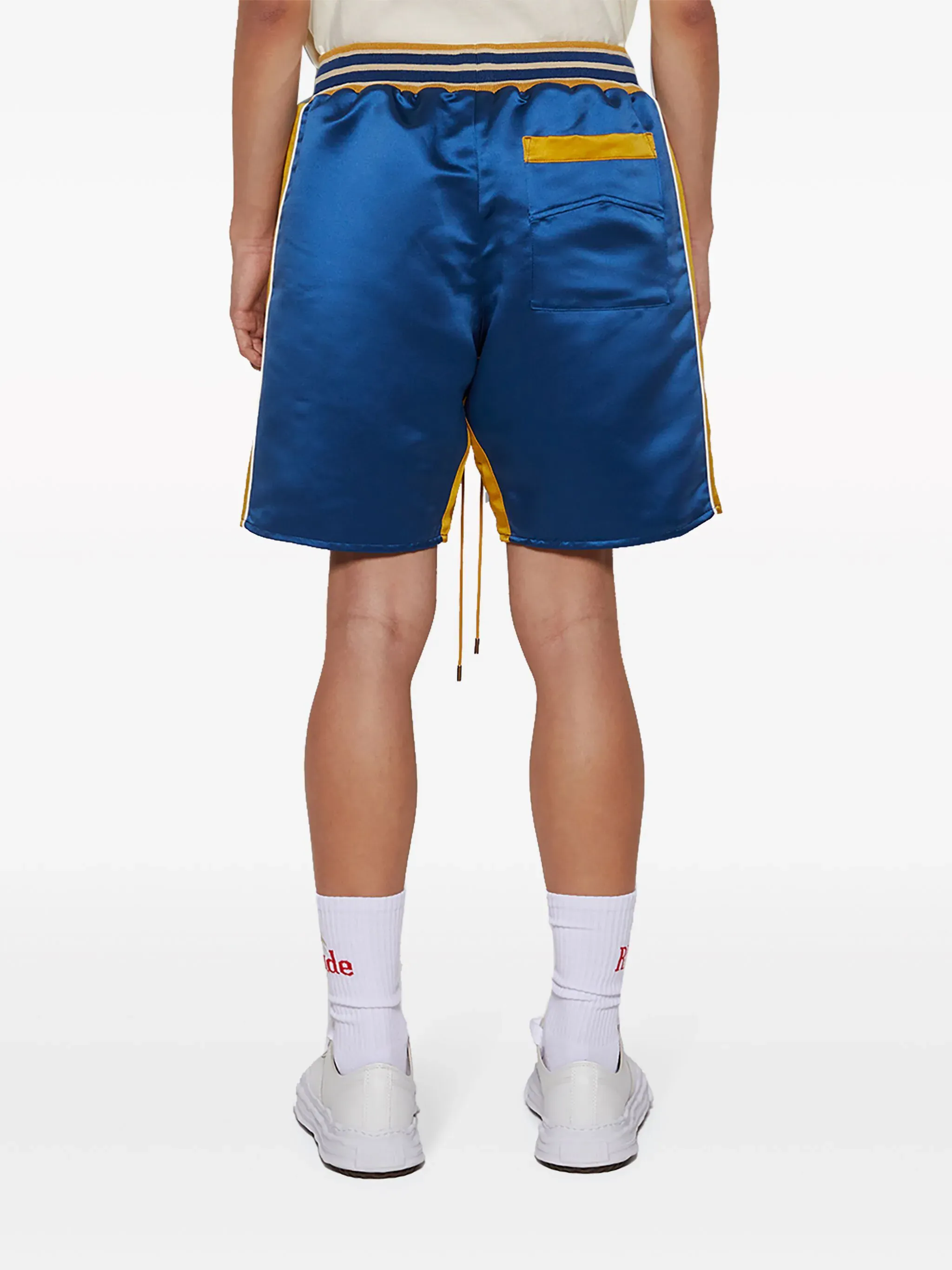 RHUDE PALM EAGLES BERMUDA SHORTS