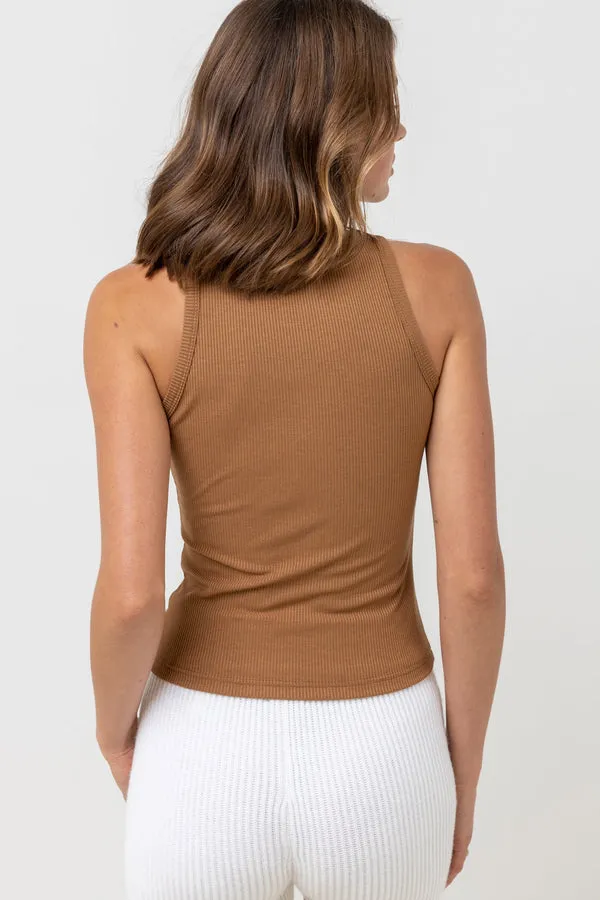 Rhythm Classic Tank Top - Caramel