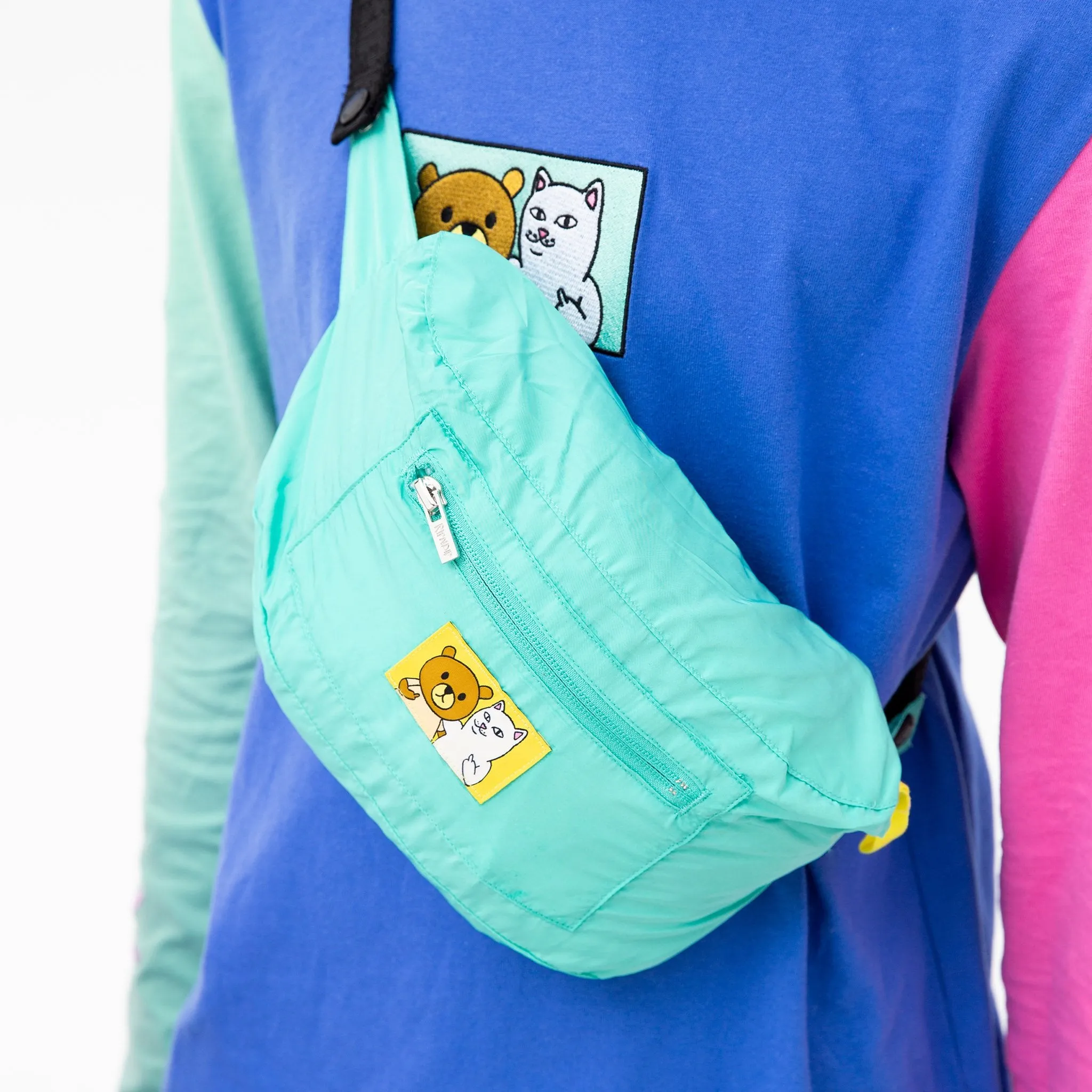 Ripndip Teddy Fresh Packable Anorak Jacket (Multi)