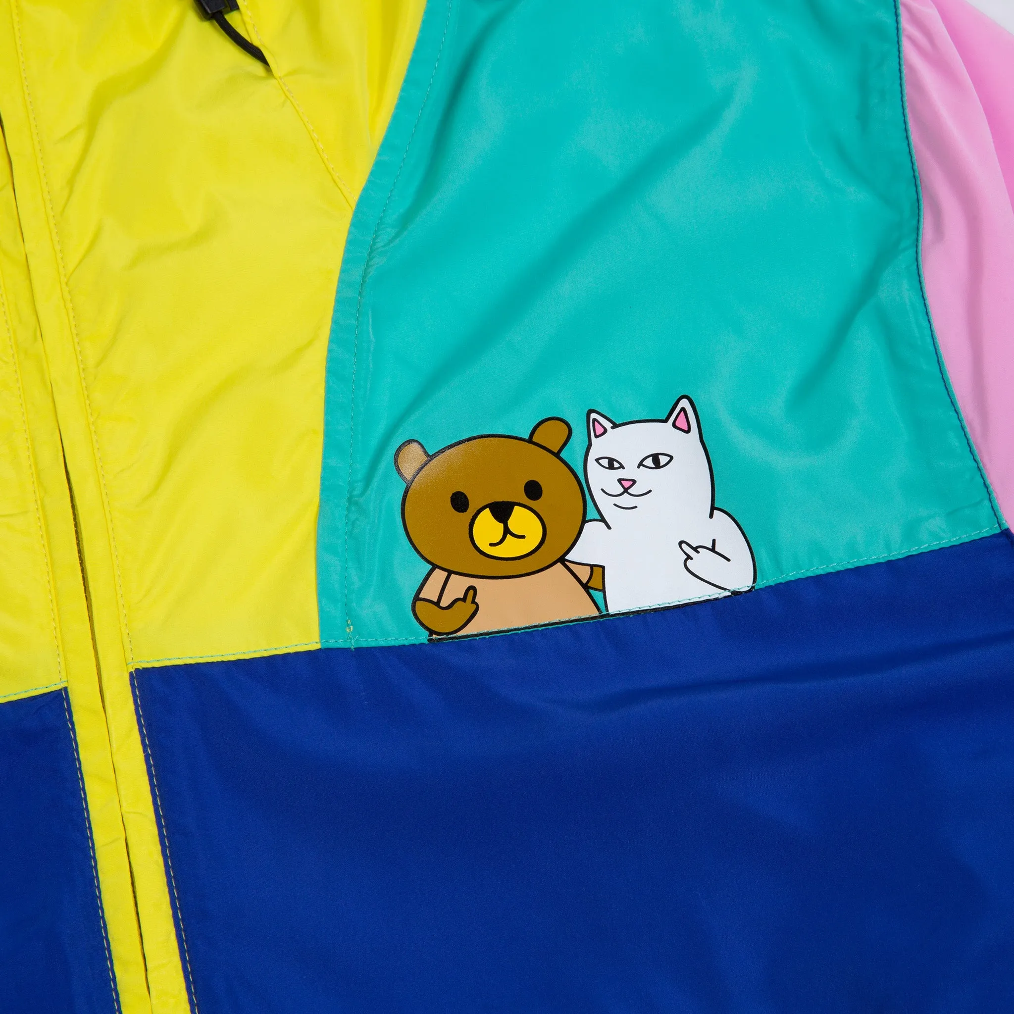 Ripndip Teddy Fresh Packable Anorak Jacket (Multi)