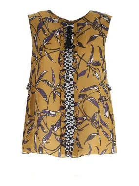 'S Max Mara Avio Floral Print Tank Top