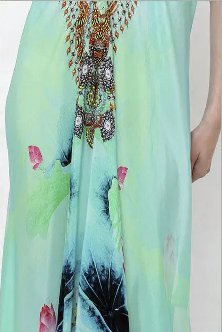 Shahida Parides Short 3-Way Style Dress in Aqua