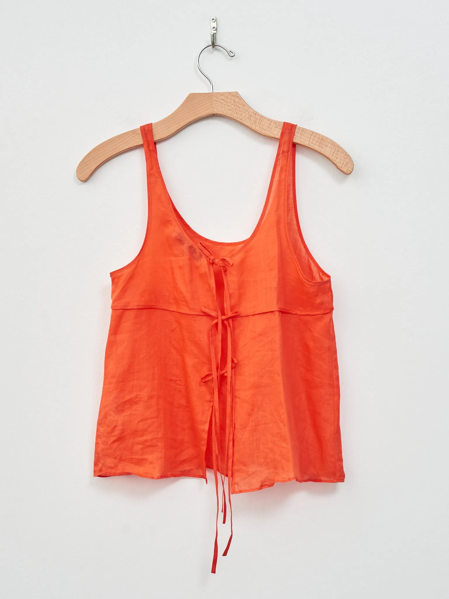 Sheer Tank Top - Orange