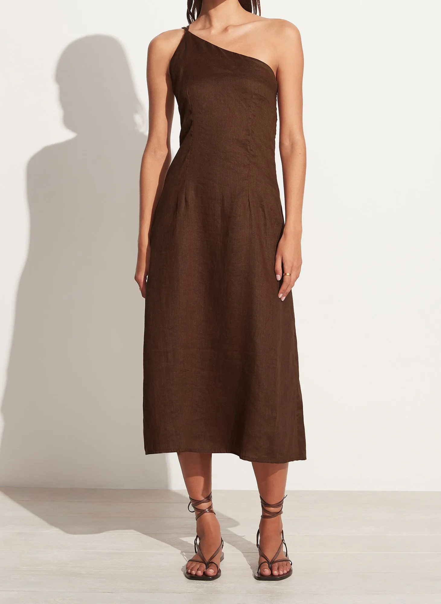 Soko Midi Dress - Chocolate