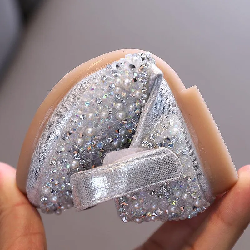 Sparkling Crystal Princess Shoes Little Princess's Dream Rhinestone Shoes Make Every Girl the Shining Star