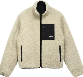 Stussy 8Ball Sherpa Reversible Jacket