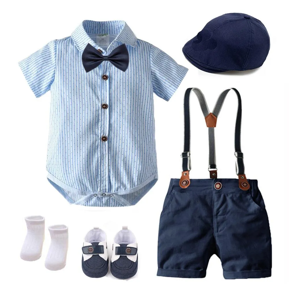 Summer Party Dress for Baby Boys - 7 pieces set