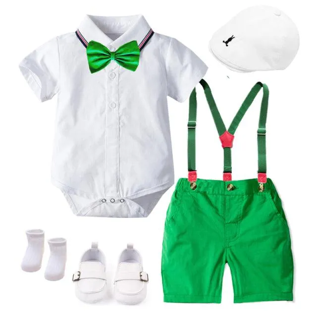 Summer Party Dress for Baby Boys - 7 pieces set