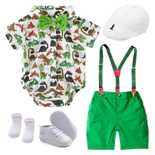 Summer Party Dress for Baby Boys - 7 pieces set