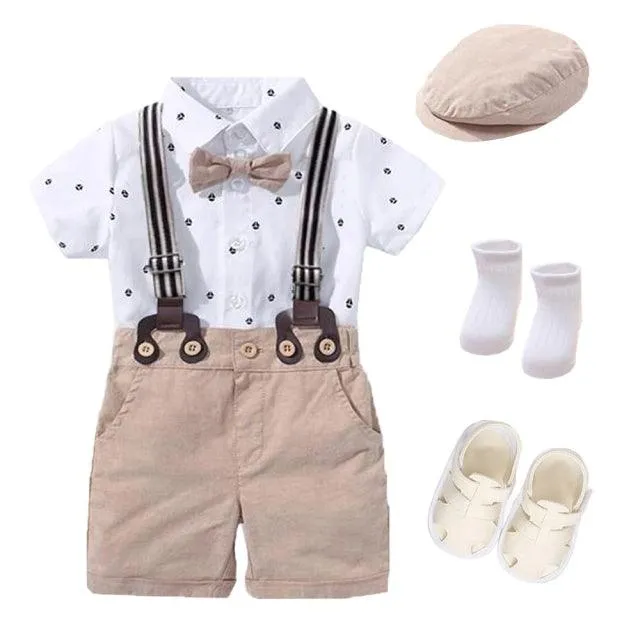 Summer Party Dress for Baby Boys - 7 pieces set