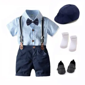 Summer Party Dress for Baby Boys - 7 pieces set