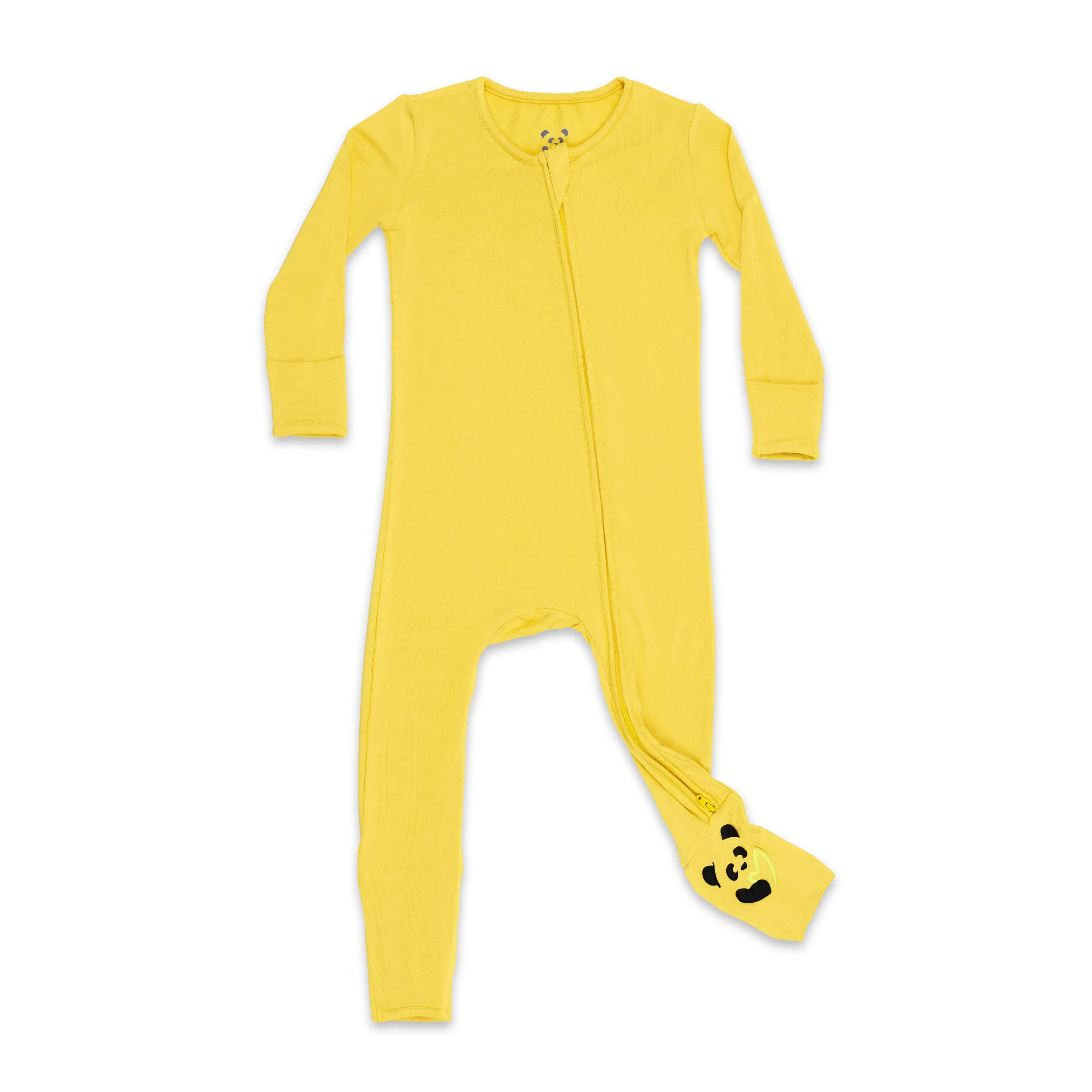 Sunshine Yellow Bamboo Convertible Footie