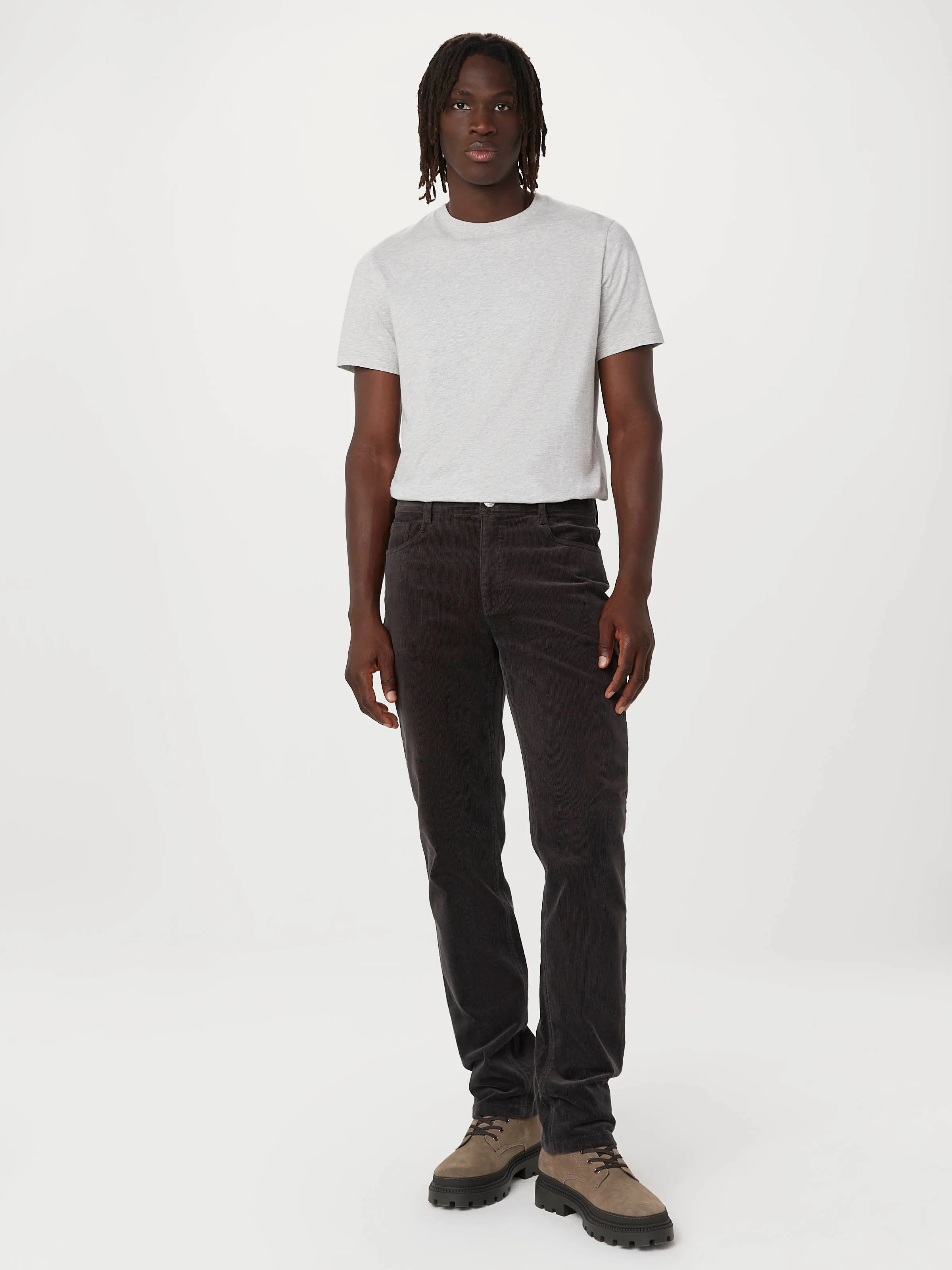 The Brunswick Corduroy Pant in Washed Black