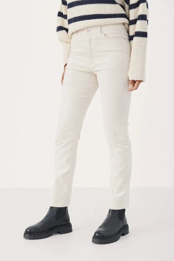 The Rana Corded Trouser by Part Two - Pale