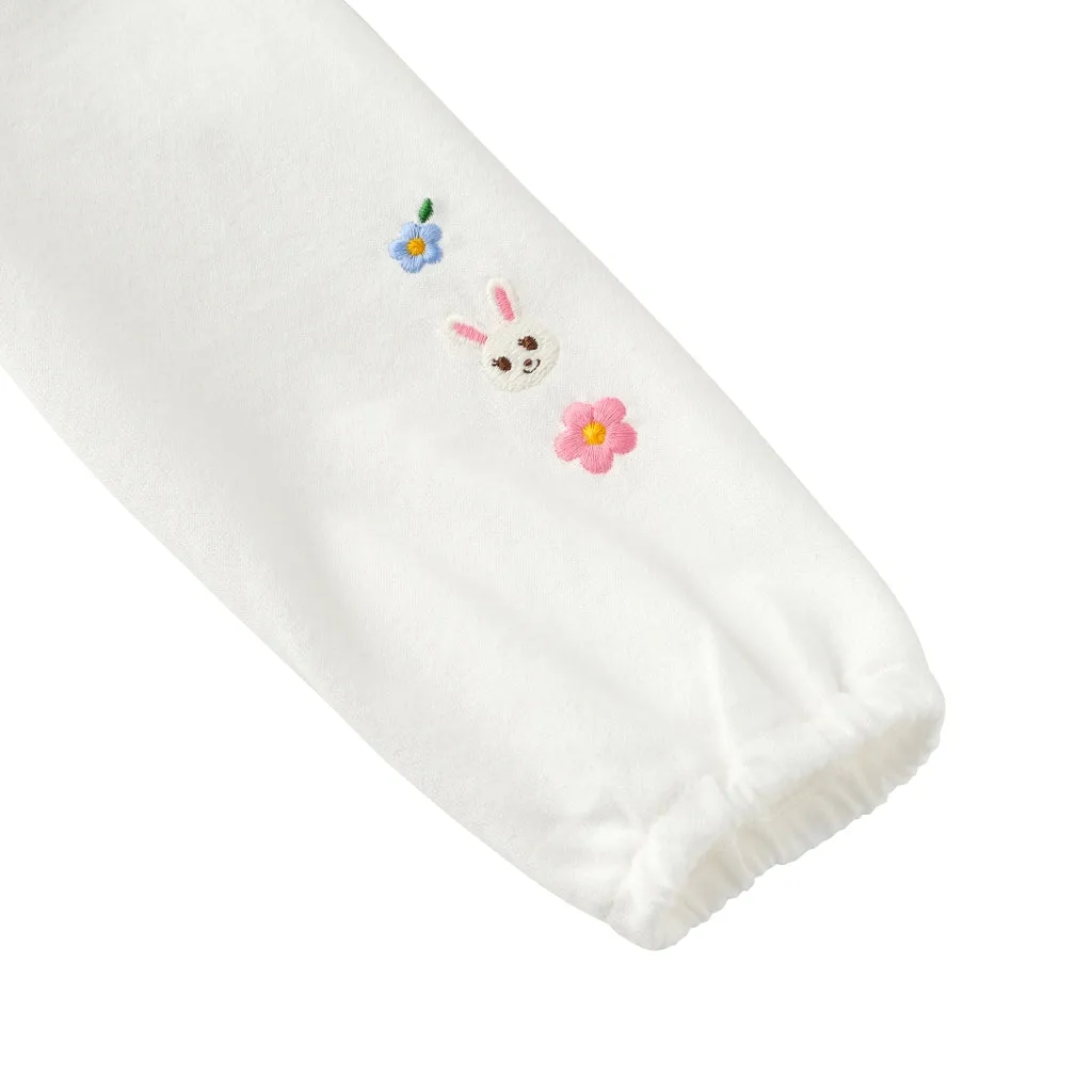 Usako Bunny Blossom Embroidered Blouse