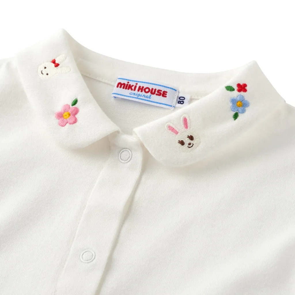 Usako Bunny Blossom Embroidered Blouse