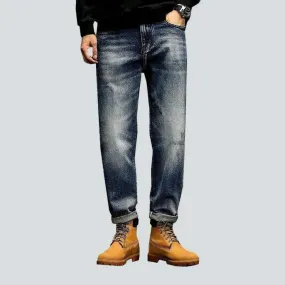 Vintage sanded jeans
 for men