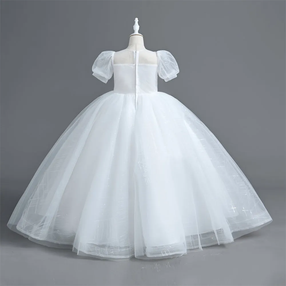 VT6001 Yoliyolei Sequined Flower Girl Dress Children's First Communion Princess Ball Gown Kids Party Dresses For Wedding Birthday