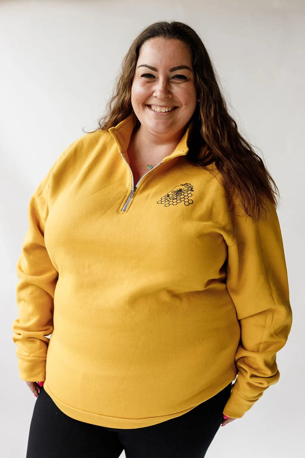 Wild Honey 1/4 Zip Pullover