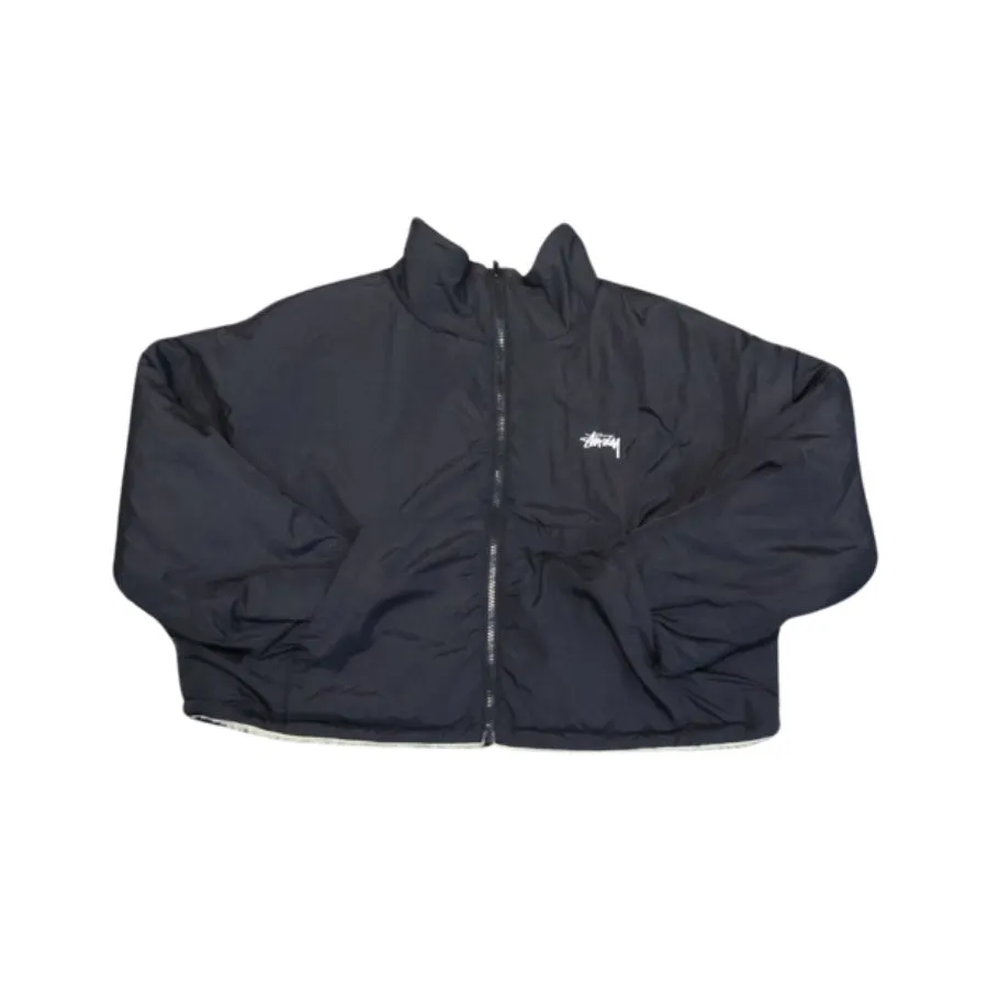 Women's Stussy 8 Ball Reversible Cropped Work Jacket